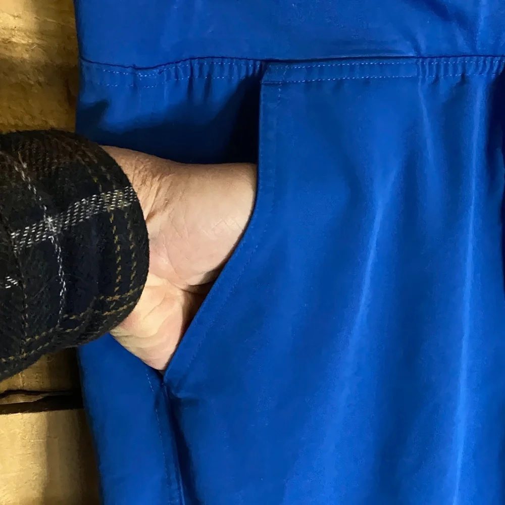 Figs Royal Blue Straight-Leg Utility scrub Pants size 28x34
